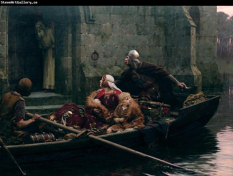 Edmund Blair Leighton In time of Peril